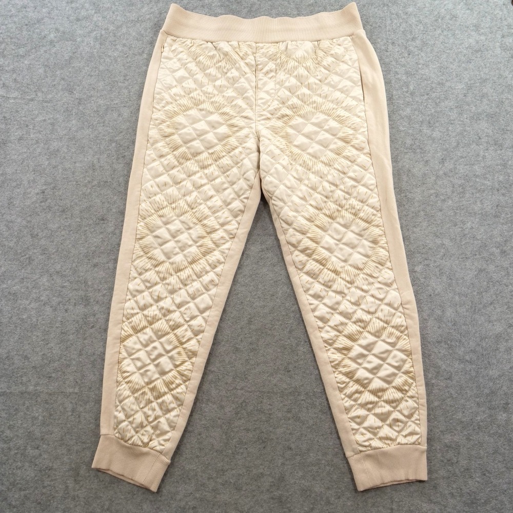 True Religion Jogger Sweatpants  Mens Large BeigeQuilted Puffer Pants Streetwear